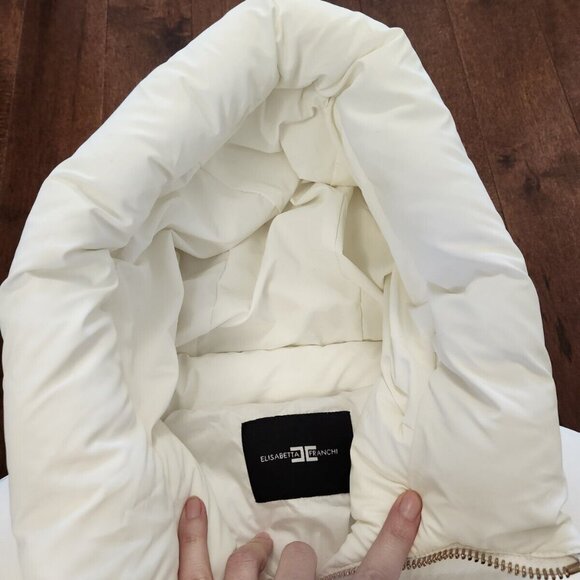 Elisabetta Franchi women's white jacket in size medium - Picture 8 of 16